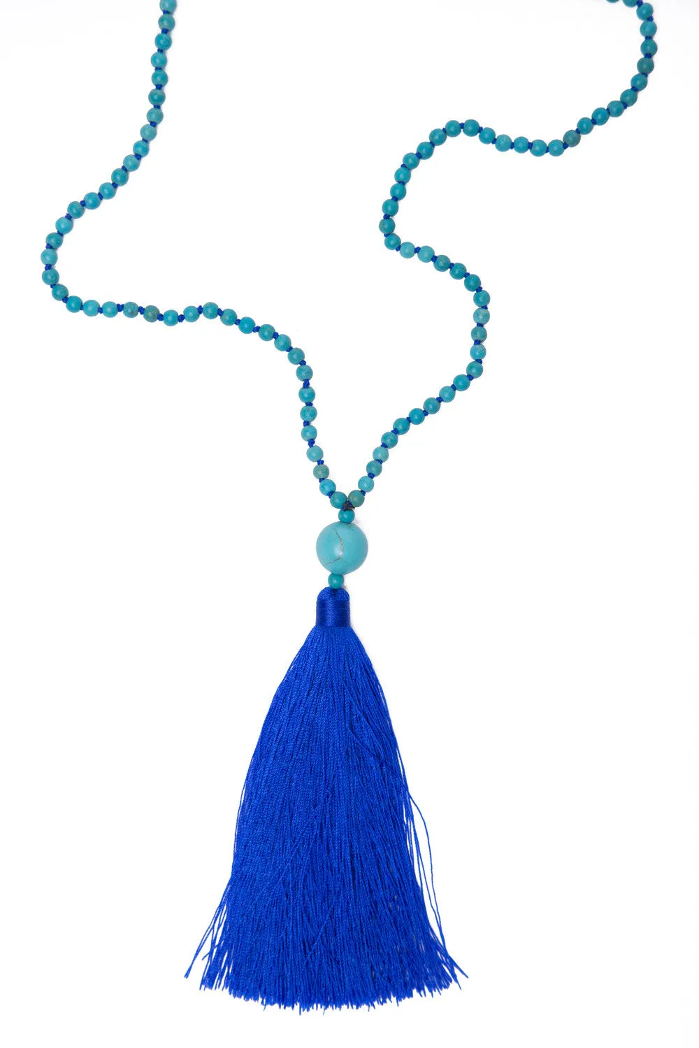 Bead Necklace (Turquoise)