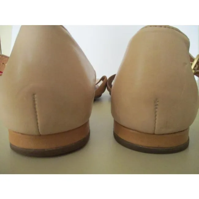 Born Tan Boho Beige Sand Open Toe Flats Sandals Size Us