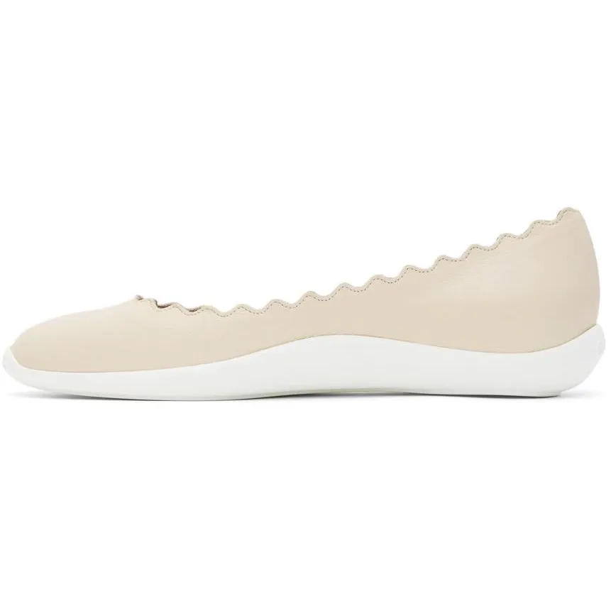 ChloÃ© Off-White Rubber Sole Lauren Ballerina Flats