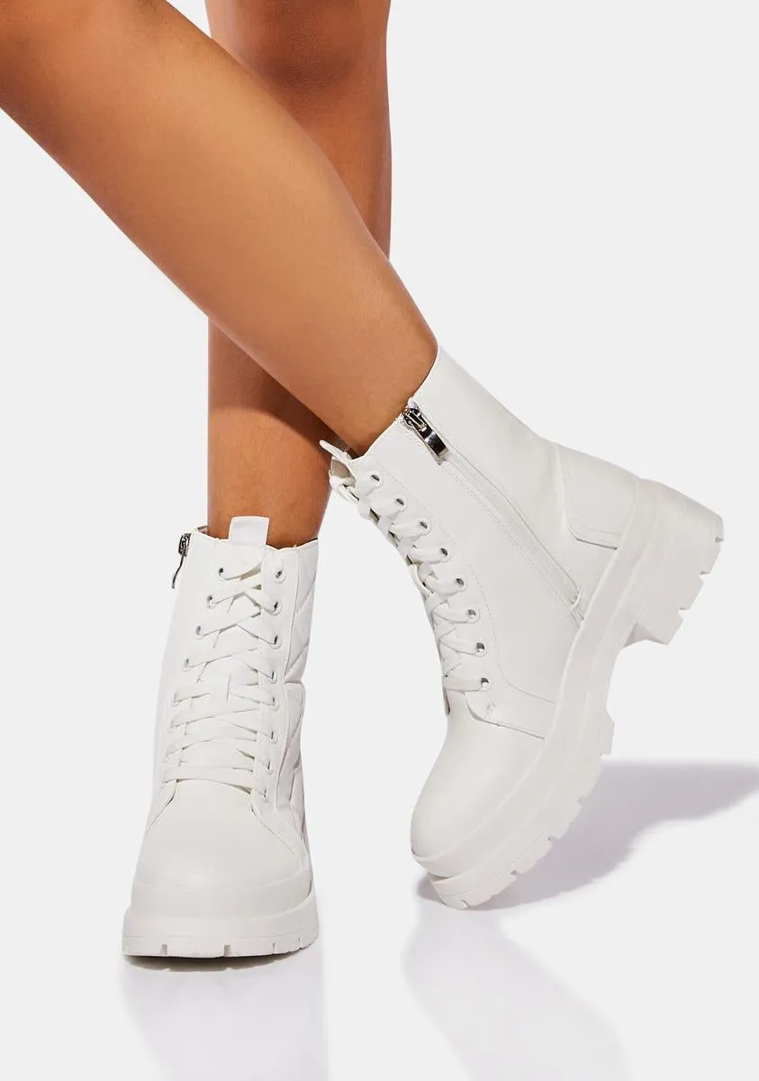 Ghostly Set Adrift Combat Boots