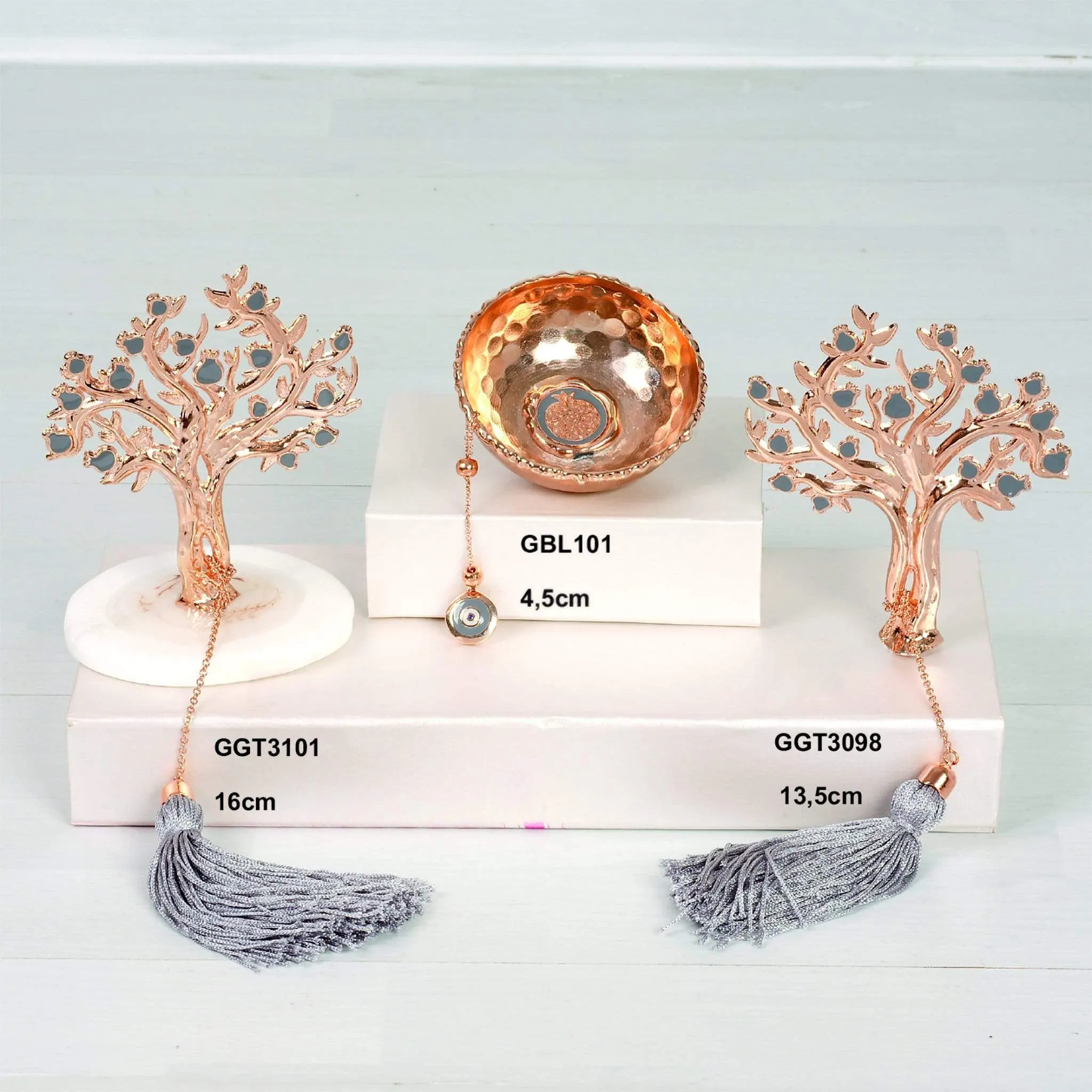 Grey & Gold Trees