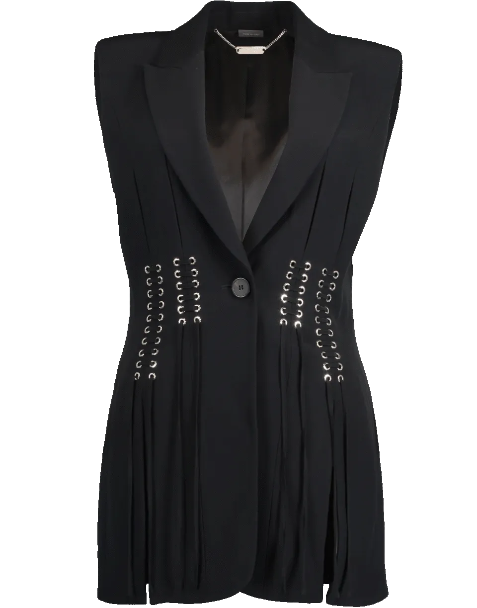 Lace Up Vest