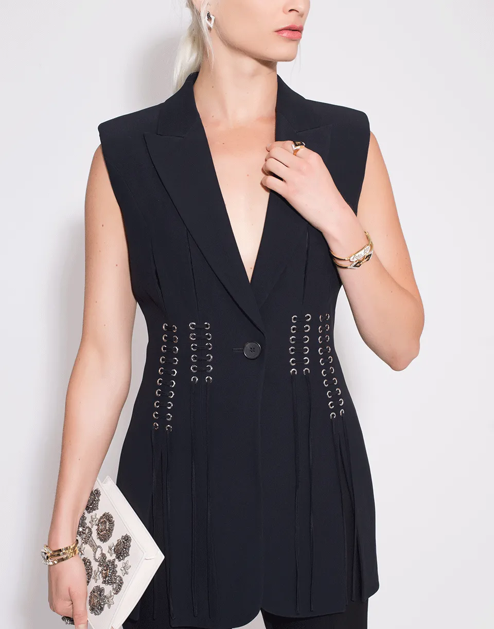 Lace Up Vest