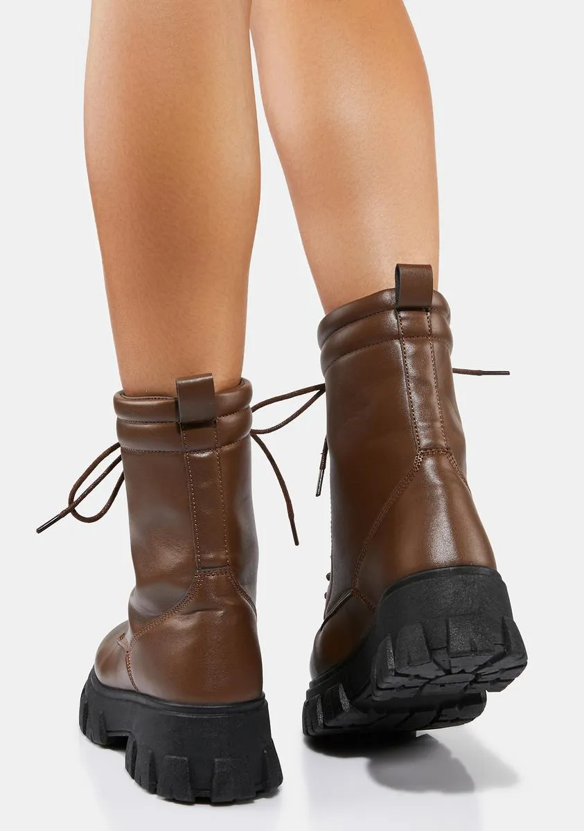 Landscaping Lady Combat Boots