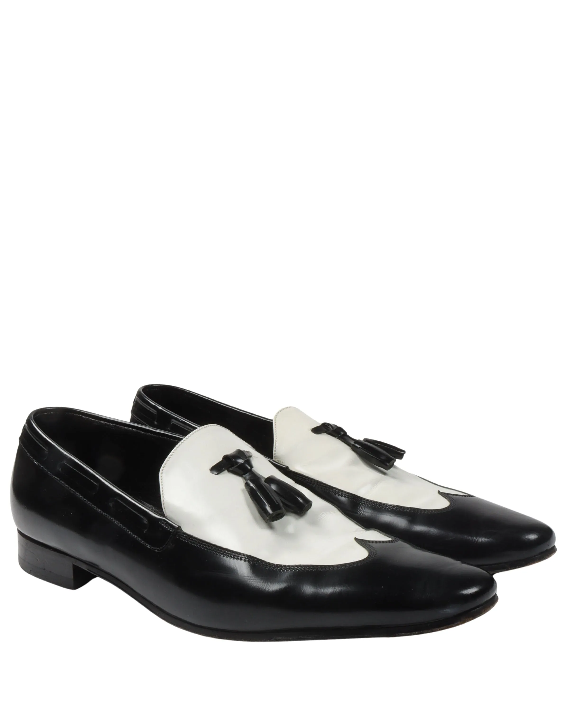 Patent Leather Tassel Loafers