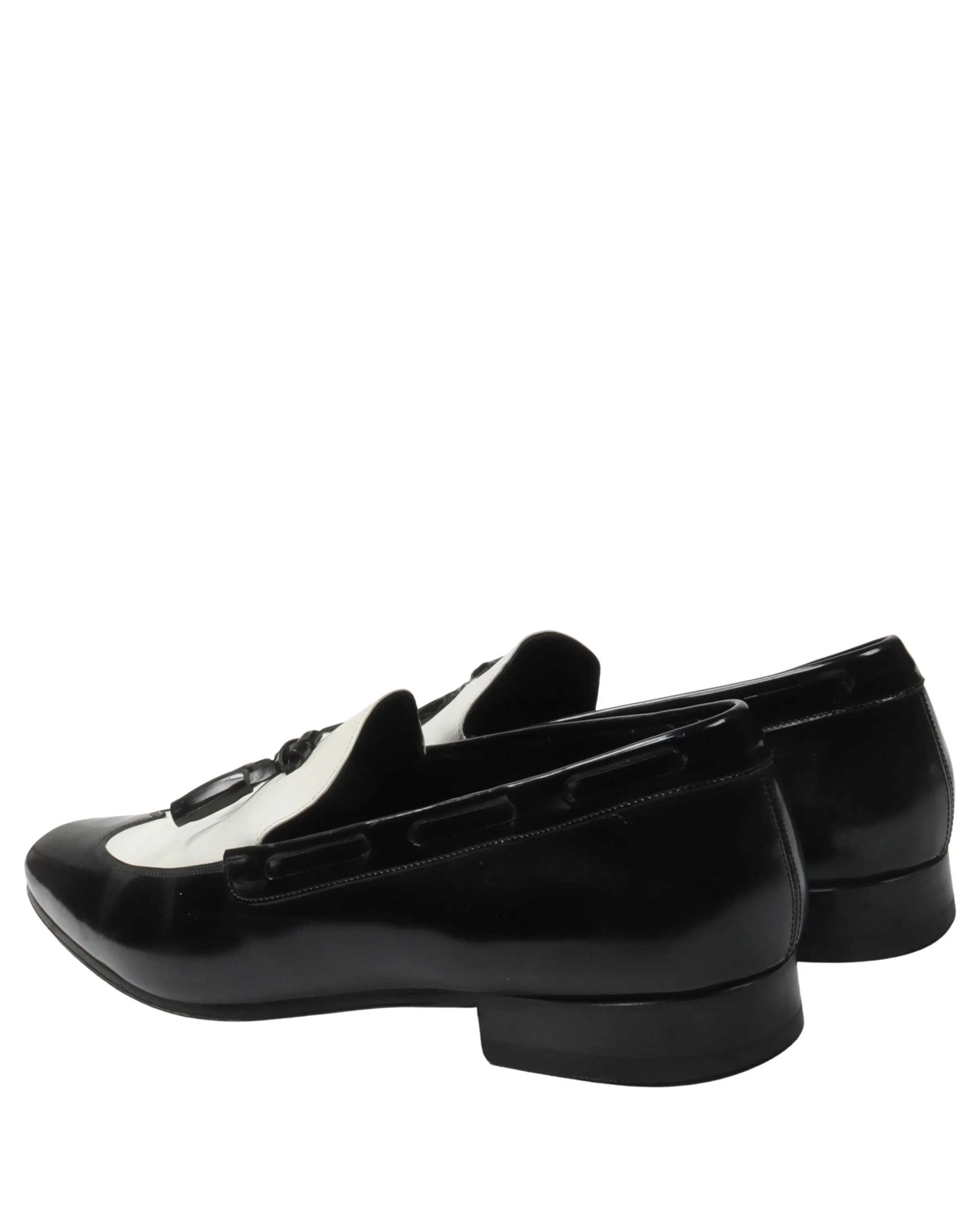 Patent Leather Tassel Loafers