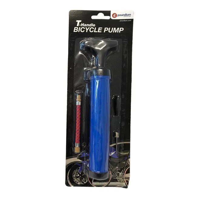 Poundium T Handle Bicycle Pump 8 Inch