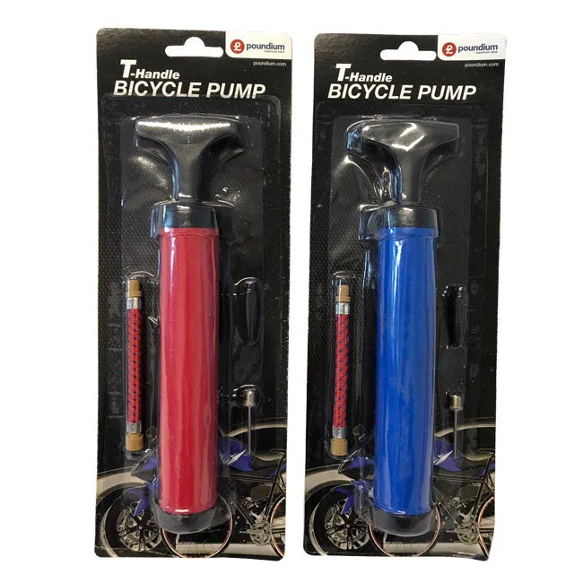 Poundium T Handle Bicycle Pump 8 Inch