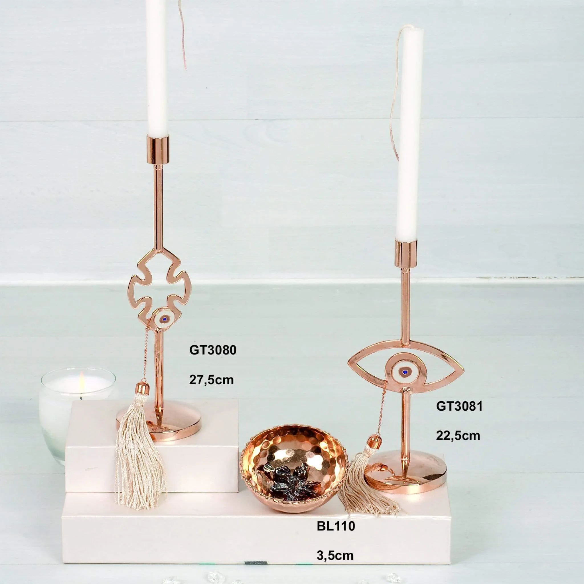 "Mati" Eye Candlesticks