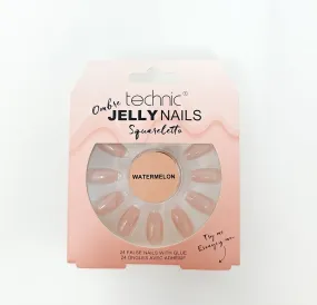 Technic Ombre Jelly Nails Squareletto Watermelon